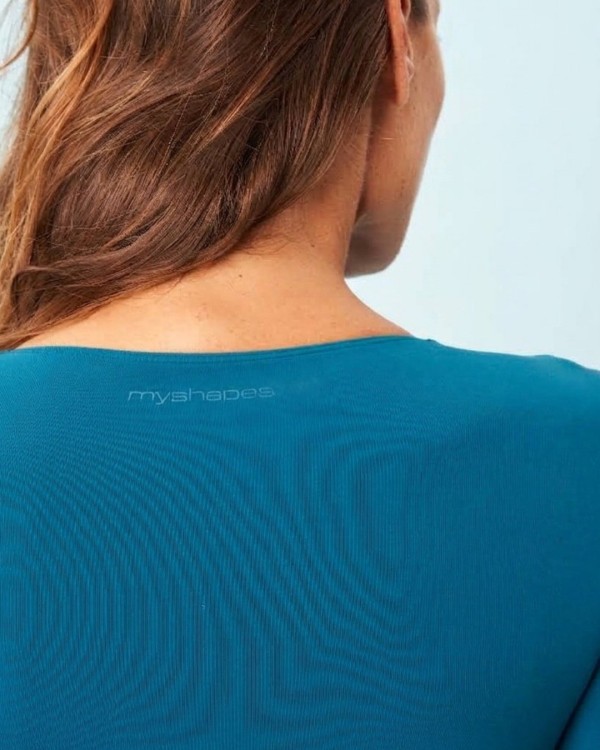 Maglia manica ¾ Scollo A Madonna Pavone