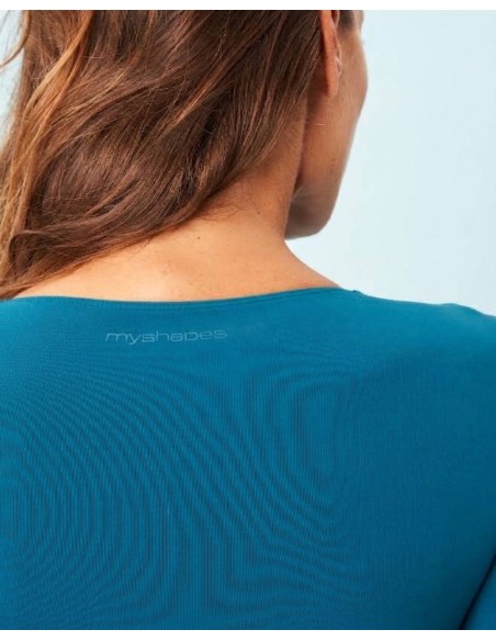 Maglia manica ¾ Scollo A Madonna Pavone