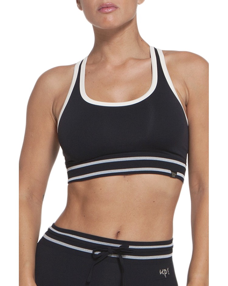 Reggiseno Active Emana Nero/Panna