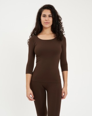 Maglia manica ¾ Scollo A Madonna Chocolate 2