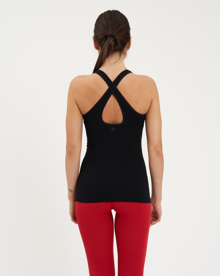 Top sport con reggiseno Active Evolution Nero