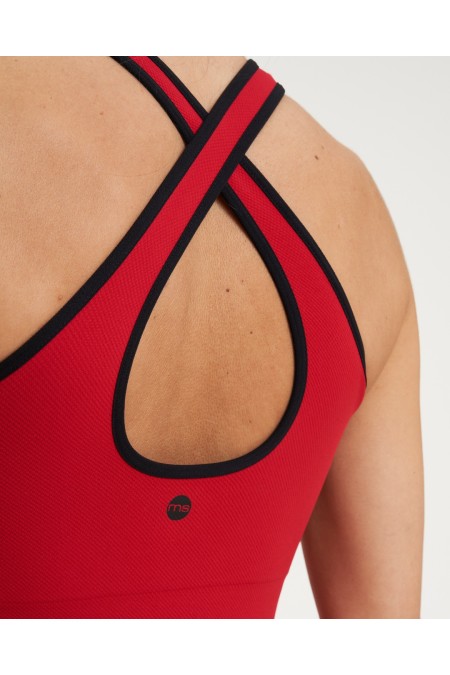 Top sport con reggiseno Active Evolution Rosso ULTIMO Top sport con reggiseno Active Evolution Rosso ULTIMO
