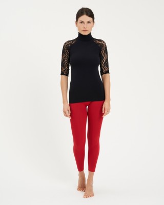 LUPETTO ELEGANTE 3/4 CON PIZZO 2