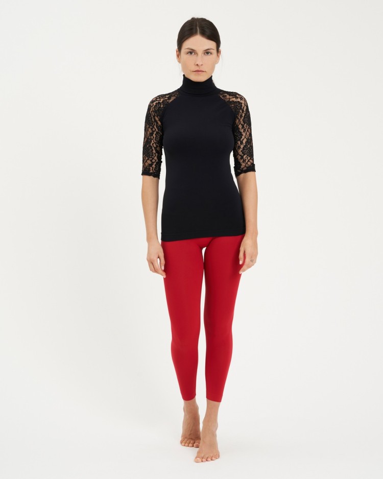 LUPETTO ELEGANTE 3/4 CON PIZZO