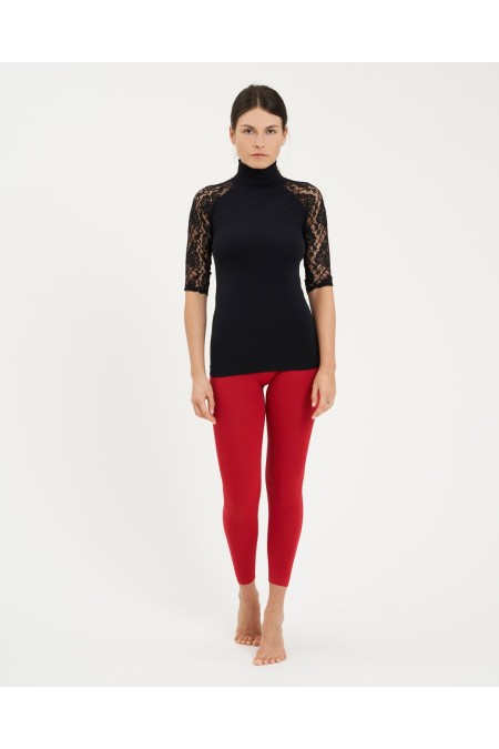 LUPETTO ELEGANTE 3/4 CON PIZZO