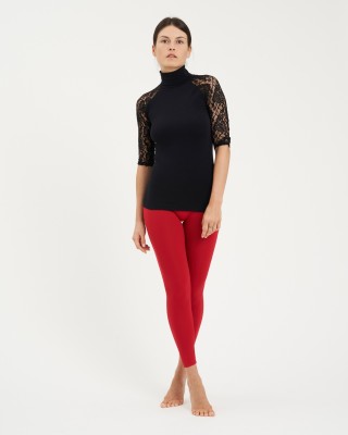 LUPETTO ELEGANTE 3/4 CON PIZZO