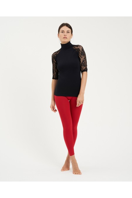 LUPETTO ELEGANTE 3/4 CON PIZZO