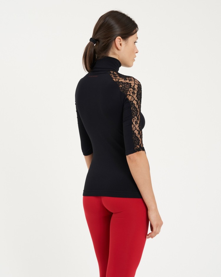 LUPETTO ELEGANTE 3/4 CON PIZZO