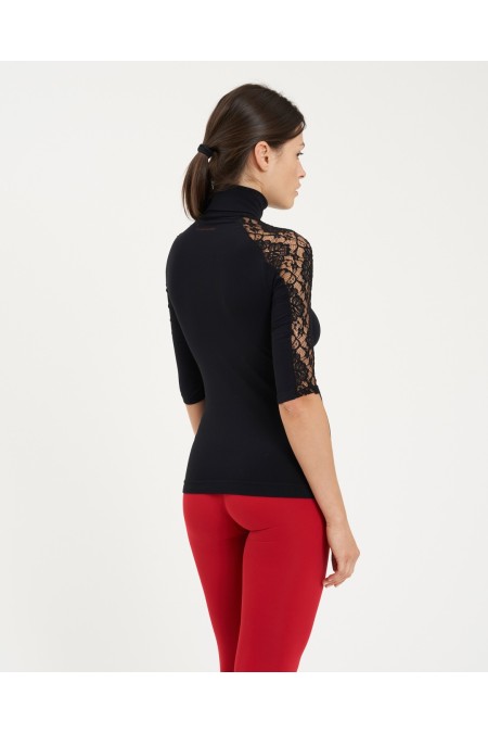 LUPETTO ELEGANTE 3/4 CON PIZZO