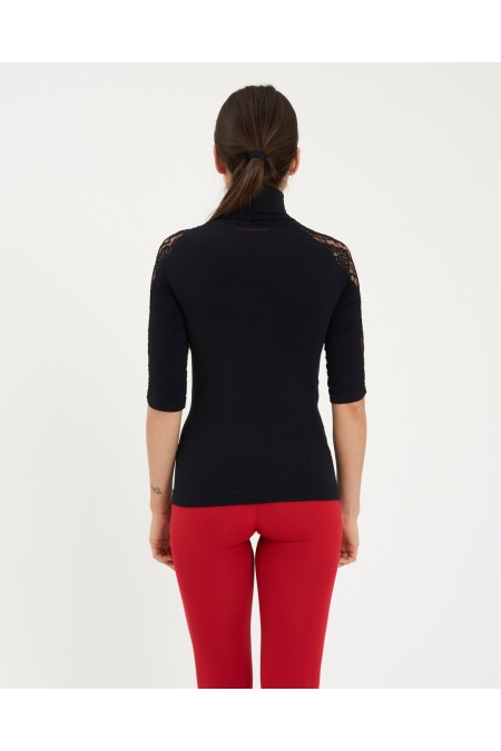 LUPETTO ELEGANTE 3/4 CON PIZZO