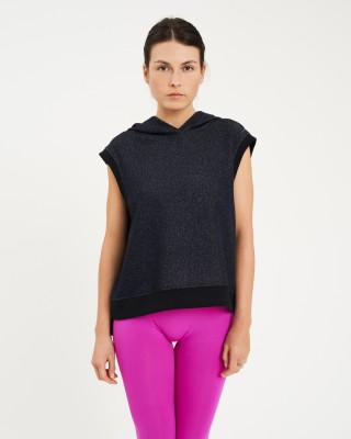 Felpa Smanicata Blu con lurex