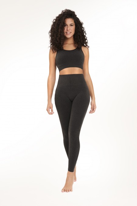 Leggings Sport ECO a vita alta con fascione doppiato Leggings Sport ECO a vita alta con fascione doppiato