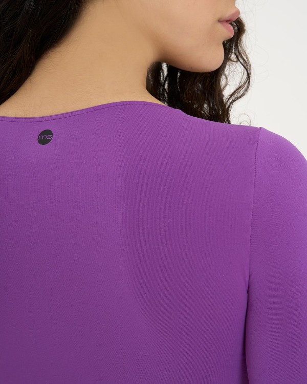 Maglia manica ¾ Scollo A Madonna Viola