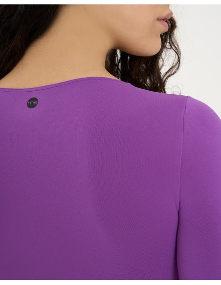 Maglia manica ¾ Scollo A Madonna Viola Maglia manica ¾ Scollo A Madonna Viola