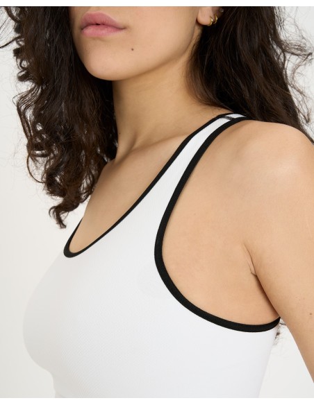 Top sport con reggiseno Active Evolution Bianco