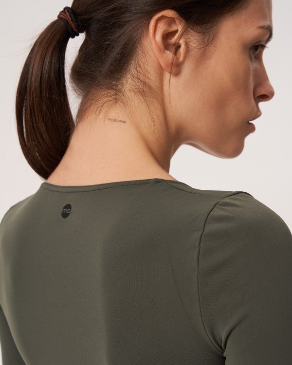 Maglia manica ¾ Scollo A Madonna Verde Militare