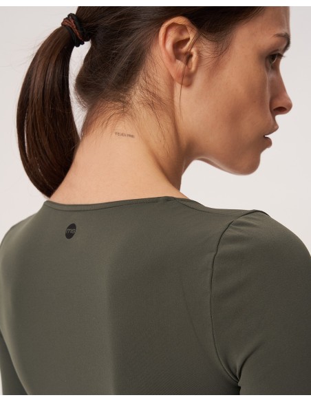 Maglia manica ¾ Scollo A Madonna Verde Militare